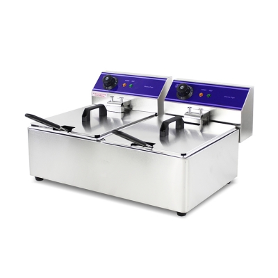 DOUBLE TANK TABLE TOP COMMERCIAL ELECTRIC FRYER